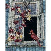 Picture of Old Window Counted Cross Stitch Kit 11.75"X17.75" 14 Count