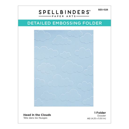 Picture of Spellbinders Embossing Folder-Open Road Head In The Clouds