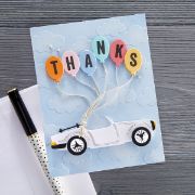 Picture of Spellbinders Embossing Folder-Open Road Head In The Clouds