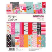 Picture of Simple Stories Double-Sided Paper Pad 6"X8" 24/Pkg-Heart Eyes