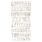 Picture of Simple Stories Color Vibe Foam Alpha Stickers 6"X12" 129/Pkg-Woods - Aspen