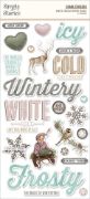 Picture of Simple Vintage Winter Woods Foam Stickers 49/Pkg-