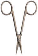 Picture of Singer Forged Curved Embroidery Scissors 4" Titanium Coated