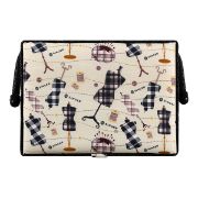 Picture of Singer Large Sewing Basket Kit-Plaid Forms Print