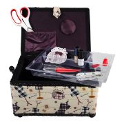 Picture of Singer Large Sewing Basket Kit-Plaid Forms Print