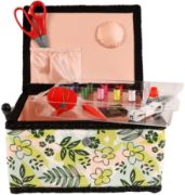 Picture of Singer Large Sewing Basket Kit 127pcs Nature's Floral