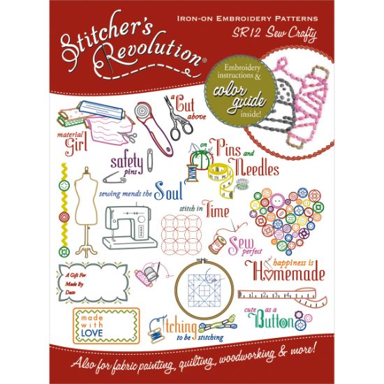Picture of Stitcher's Revolution Iron-On Transfers Sew Crafty Inspirations
