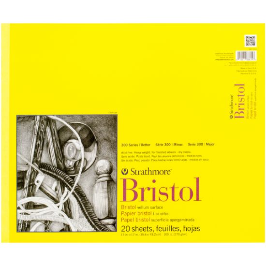 Picture of Strathmore Bristol Vellum Paper Pad 14"X17" 20 Sheets