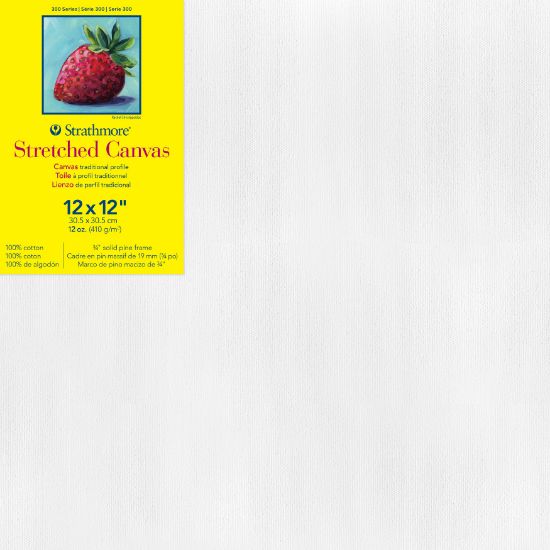 Picture of Strathmore 300 Series Traditional Stretch Canvas-12"X12"