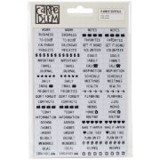 Picture of Planner Essentials Clear Stickers 4"X6" 4/Pkg Labels, 2 Designs/2ea