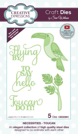 Picture of Creative Expressions Craft Dies By Sue Wilson-Necessities- Toucan