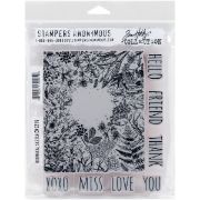 Picture of Tim Holtz Cling Stamps 7"X8.5" Botanical Sketch