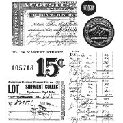 Picture of Tim Holtz Cling Stamps 7"X8.5" Etcetera