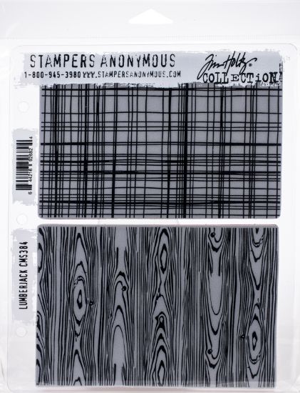 Picture of Tim Holtz Cling Stamps 7"X8.5" Lumberjack