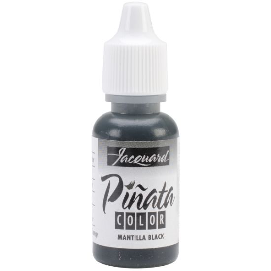 Picture of Jacquard Pinata Color Alcohol Ink .5oz Mantilla Black