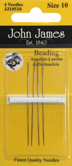 Picture of John James Beading Hand Needles Size 10 (4 each)