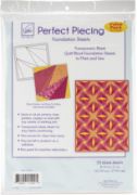 Picture of June Tailor Perfect Piecing Quilt Block Foundation Sheets 8.5"X11" 50/Pkg