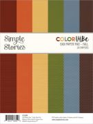 Picture of Simple Stories Double-Sided Paper Pad 6"X8" 24/Pkg-Color Vibe Fall