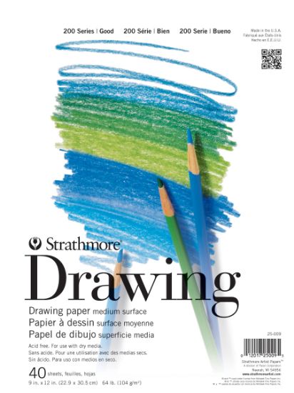 Picture of Strathmore Student Drawing Pad 9"X12" 100 Sheets
