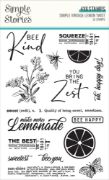 Picture of Simple Vintage Lemon Twist Photopolymer Clear Stamps 
