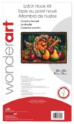 Picture of Wonderart Classic Latch Hook Kit 20"X30" Country Harvest