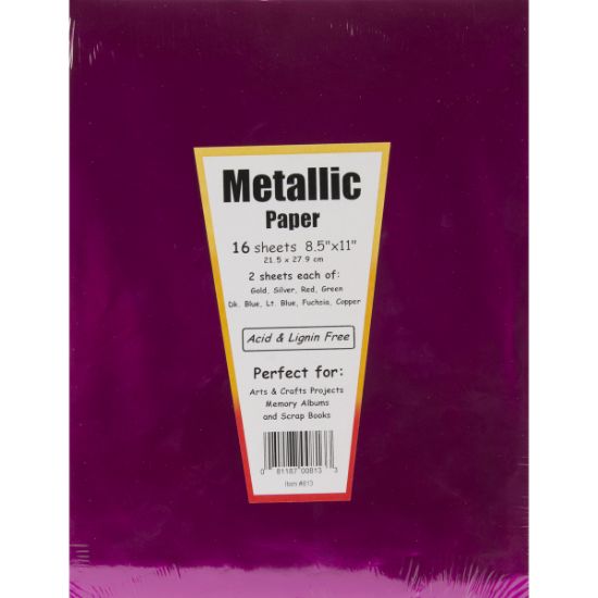 Picture of Specialty Paper 8.5"X11" 16/Pkg Metallic
