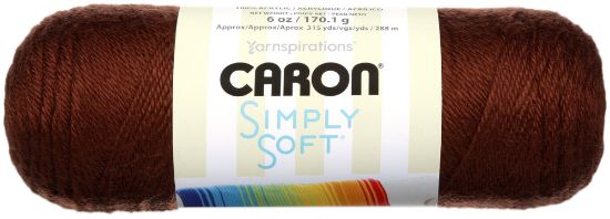 Picture of Simply Soft Solids Yarn Chocolate