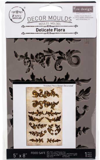 Picture of Prima Marketing Re-Design Mould 5"X8"X8mm Delicate Flora