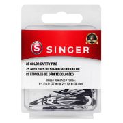 Picture of Professional Style Safety Pins Sizes 1 & 2 25/Pkg