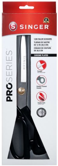 Picture of Singer ProSeries Forged Tailor Scissors 12" Chrome