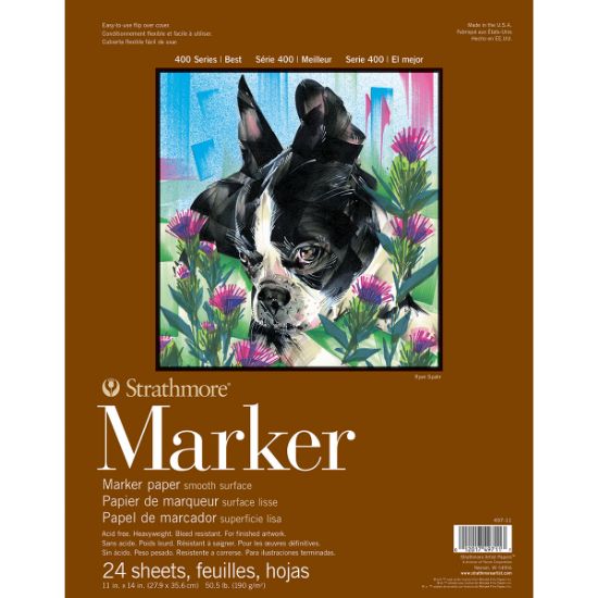 Picture of Strathmore Marker Paper Pad 11"X14" 50# Smooth