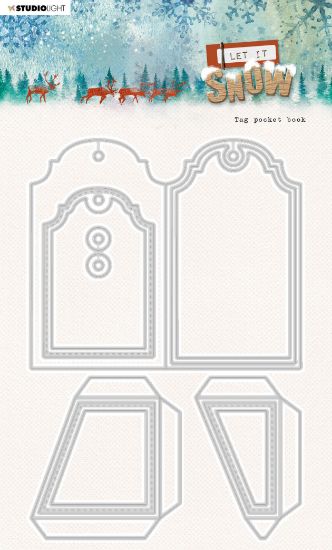 Picture of Studio Light Let It Snow Cutting Die-Nr. 377, Tag Pocket Book