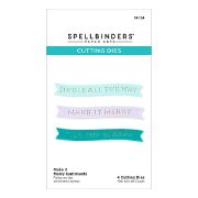 Picture of Spellbinders Etched Dies From The Make It Merry Collection-Make It Merry Sentiments