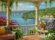 Picture of Paint By Number Kit 15.375"X11.25" Silver Lake Veranda
