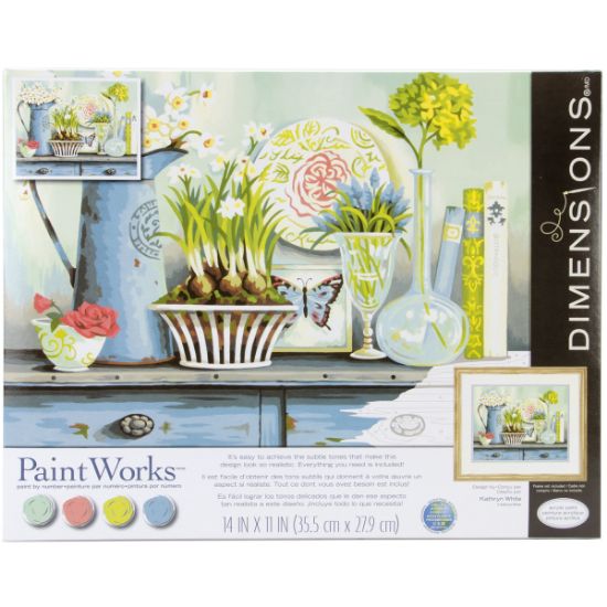 Picture of Paint Works Paint By Number Kit 14"X11" Vintage Collectibles