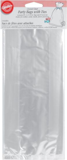 Picture of Party Bags 4"X9.5" 25/Pkg Clear