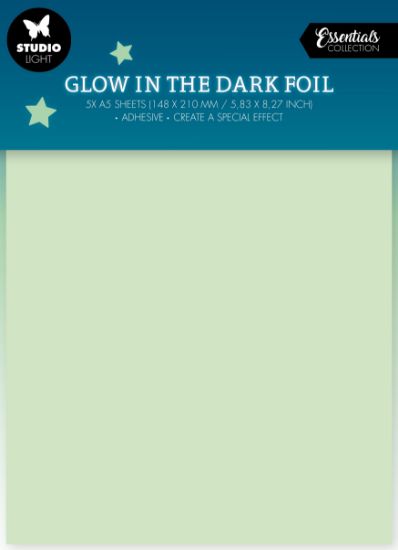 Picture of Studio Light Essentials Glow In The Dark Foil 5/Pkg-5.75"X8.25"