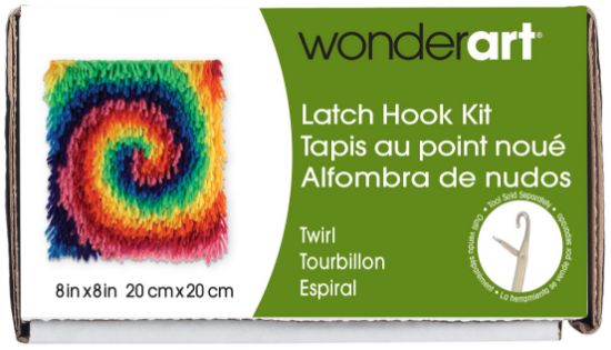 Picture of Wonderart Latch Hook Kit 8"X8" Twirl