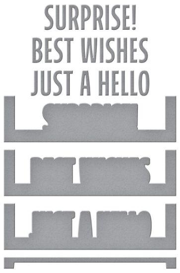 Picture of Spellbinders Etched Dies Make A Scene Bold Greetings