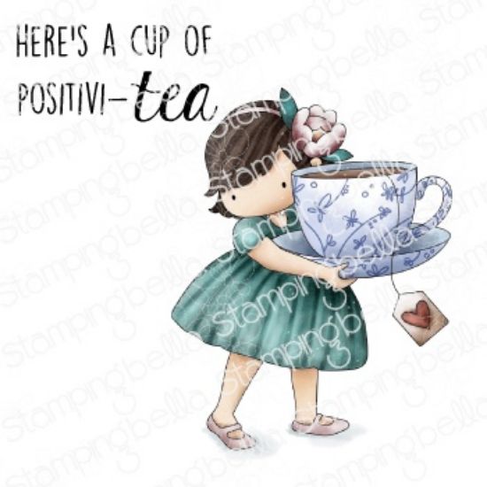 Picture of Stamping Bella Cling Stamps-Tiny Townie Loves Tea