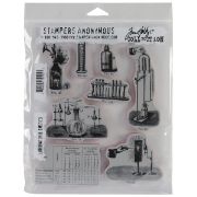 Picture of Tim Holtz Cling Stamps 7"X8.5" Laboratory