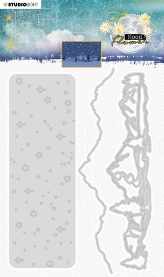 Picture of Studio Light Moon Flower Cutting Die NR. 137, North Pole Scenery