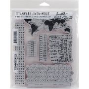 Picture of Tim Holtz Cling Stamps 7"X8.5" Documented