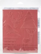 Picture of Tim Holtz Cling Stamps 7"X8.5" Modern Christmas
