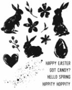 Picture of Tim Holtz Cling Stamps 7"X8.5" Spring Shadows