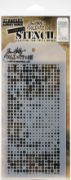 Picture of Tim Holtz Layered Stencil 4.125"X8.5" Halftone -Layered