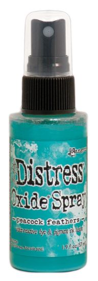 Picture of Tim Holtz Distress Oxide Spray 1.9fl oz Peacock Feathers