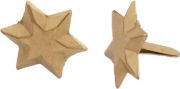 Picture of Creative Impressions Metal Paper Fasteners 50/Pkg Brushed Gold 6-Point Star