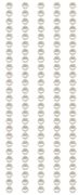 Picture of Crystal Stickers Pearls 3mm Round 125/Pkg Natural