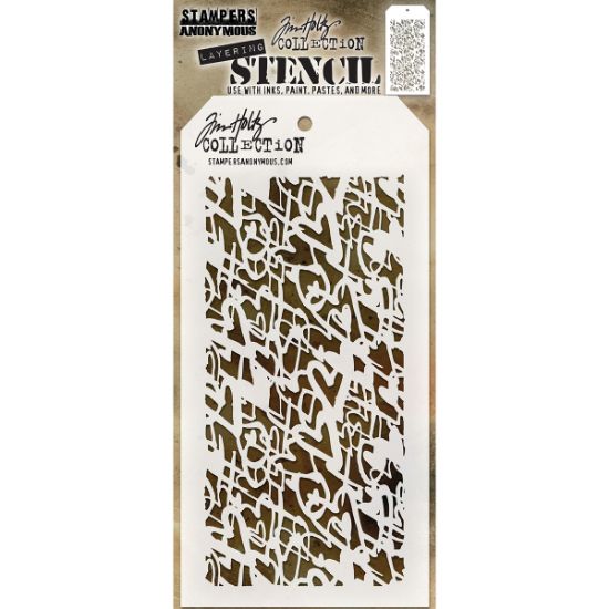 Picture of Tim Holtz Layered Stencil 4.125"X8.5" Heartstruck